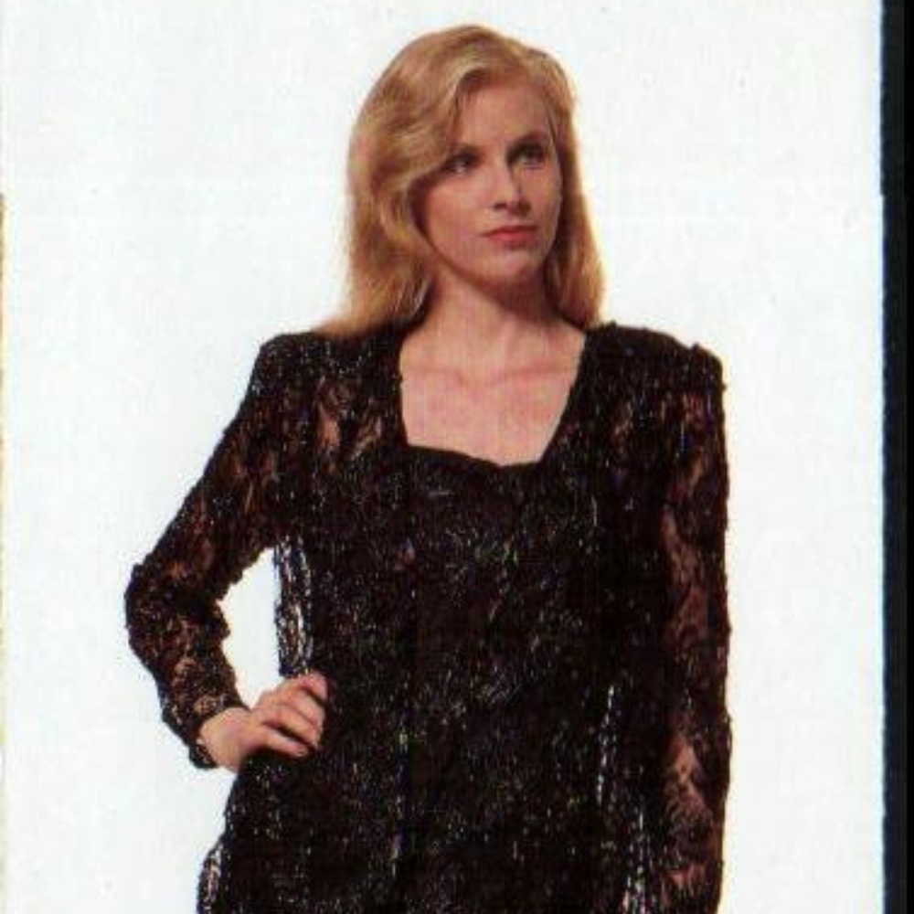 JASDEE Vintage Long Dress Hand Work Bead & Sequins on Lace Style 1024
